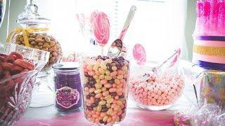 Creating a Candy Buffet for a Baby Shower!