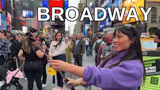 NEW YORK CITY Walking Tour [4K] - BROADWAY