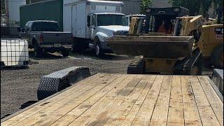 LOADING A GEHL VT320 SKID STEER AND A TRAILER!