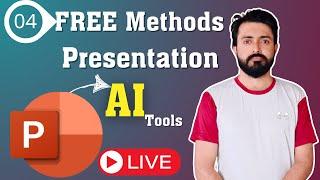 Four FREE methods to create PPT using AI tools