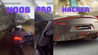 Asphalt 9. Noob vs Pro vs Hacker