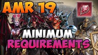 AMR STAGE 19 - MINIMUM REQUIREMENTS I Watcher of Realms