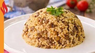 Mercimekli Bulgur Pilavı Tarifi | Nasıl Yapılır?