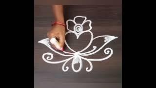 Chinna Muggulu designs #rangoli #muggulu
