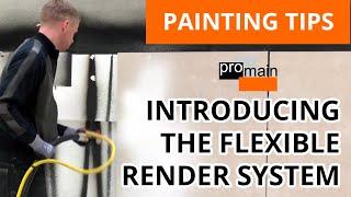 Flexible Render System Spray Demonstration | Promain.co.uk