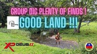 LOADS OF FINDS.  double silver !! last hole WHOPPER! metal detecting with  XP DEUS II.. GOOD LAND !!