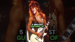 TOP 5 GREATEST GUITARISTS OF ALL TIME! you should know#shorts