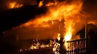 Vollbrand einer Ferienhütte in Aschau/Zillertal