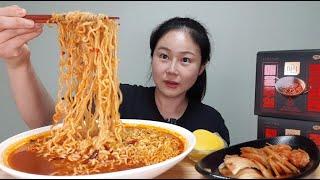 도전먹방:)새로 나온 12,000스코빌!! 매움주의 장인라면 3봉지 먹고 맵장인 도전~~!! Spicy ramen mukbang