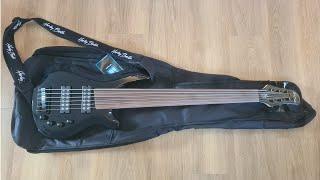 Harley Benton B-650FL BK Progressive Series six-string fretless bass - rant 'n' review