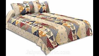 King Size Bed sheet - 9 Feet Wide - Jaipur Fabric