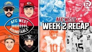 AFC West Roundtable | NFL Week 2 Recap