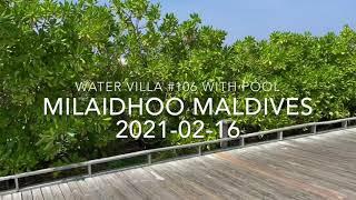 Milaidhoo Maldives, water villa 106 with pool