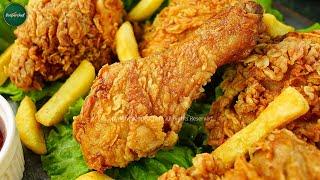 Spicy & Crispy Broast Recipe by SooperChef -  Al Baik Style Broasted Chicken