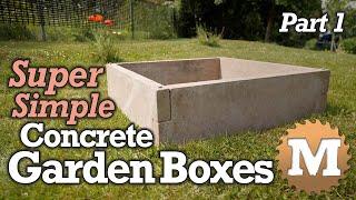 DIY Simple Concrete Garden Box - PART 1 - Make the Molds