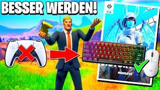 Auf Maus und Tastatur SCHNELL BESSER werden! Controller zu KEYBOARD WECHSELN in Fortnite ⌨️