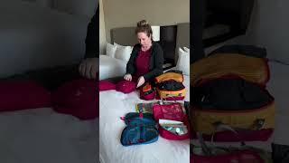 How I packed my Osprey Scarab for a week #minimalistravel #asmr #backpackinglife #travel2024 #solofe