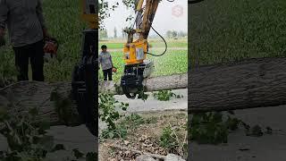 clamshell tree cutting excavator machine - Good tools and machinery can increase work efficiency