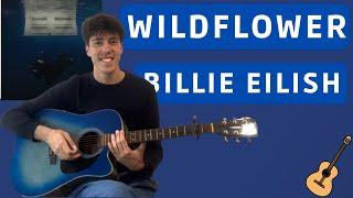 Billie Eilish - WILDFLOWER guitar cover (tabs + chords + lyrics) 