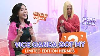 VICE GANDA GOT MY LIMITED EDITION HERMES “REVERSE PRANK” | DR. VICKI BELO