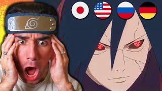 Madara vs Shinobi Alliance IN EVERY LANGUAGE (REACTION)