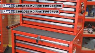 Clarke Tool Cabinet CBB217 & Tool Chest (Top Box) CBB209B