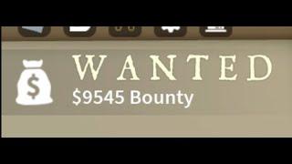 Getting 10k Bounty as a Noob (wild west roblox)