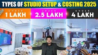 Types of Studio Setup & Costing in 2025 | Podcast, YouTube & Teaching Studio Setup Guide
