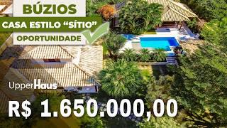 Casa "de sítio" no mar! Ama o verde mas não abre mão da praia? Achei a sua casa em Búzios!