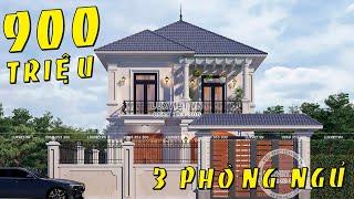 MẪU NHÀ 2 TẦNG MÁI NHẬT ĐƠN GIẢN ĐẸP RỘNG 85M2 TẠI VĨNH PHÚC - LV 24022 | LUXVIET