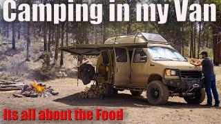 Camping in a Van - It's all about the Food