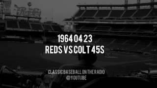 1964 04 23 Reds at Houston Colt 45s