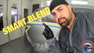 Car Painting HOW TO: Blend Basecoat and Clearcoat