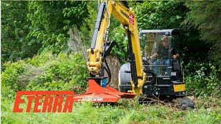 Cyclone 48" Excavator Rotary Brush Cutter Demo | Eterra