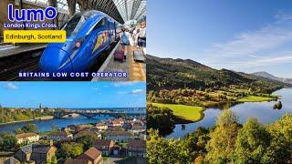 EDINBURGH to LONDON by train with LUMO| Full Train Journey from EDINBURGH to LONDON KING CROSS#train