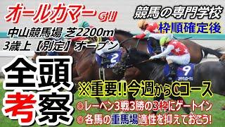 【オールカマー2024】全頭考察 赤が似合うレーベンスティール 3戦3勝の3枠に