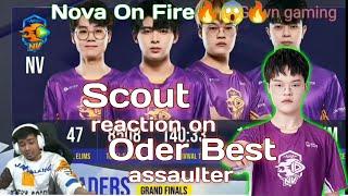 Scout Reaction on Nova Oder | NOVA Domination on PMGC 