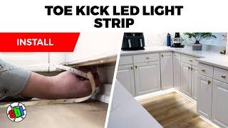 How to Install Toe Kick LED Strip Lights