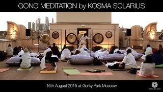 Gong Meditation at Gorky Park Museum with Gong Master Kosma Solarius