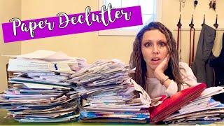 Hoarders ️ Minimal Mom | Declutter & Organize Paper | Clutter Free January