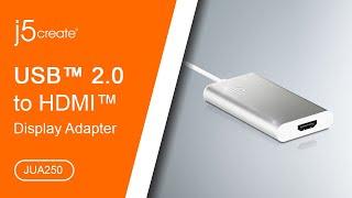 j5create® USB™ 2.0 HDMI™ Display Adapter JUA250