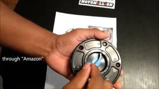 TWM keyless "quick action" gas cap - a quick look for 2011-2017 Suzuki GSXR 600/750