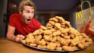 Eating The WORLD'S BIGGEST Order Of McNuggets!