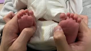 Cute baby feet trick #shorts