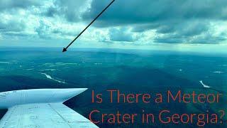 Is There a Meteor Impact  Crater in GA? A fly over in a Cessna 310 and landing in Peachtree City