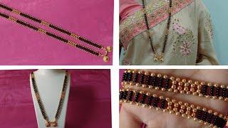 Patti Mangalsutra Design making at Home,Mangalsutrabananekatarika पोतकशीववायची #mangalsutragunthana