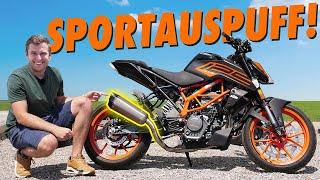 KTM DUKE 125CCM TUNING SPORTAUSPUFF EURO 5 LEGAL?