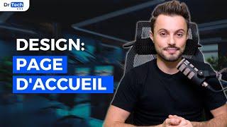 Design : La Page d'Accueil