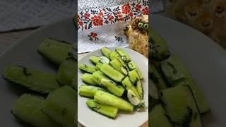 Ароматные, хрустящие, малосольные  А главное - быстрые 