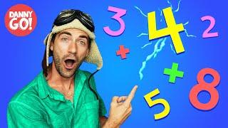 "Math Whiz!" Addition Song  /// Danny Go! Kids Learning Songs for Kindergarten